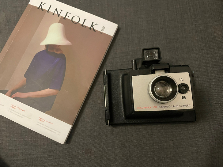 polaroid 宝利来撕拉相机/ 摆件/...