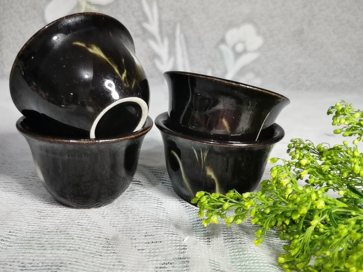 八十年代博山瓷功夫茶小杯