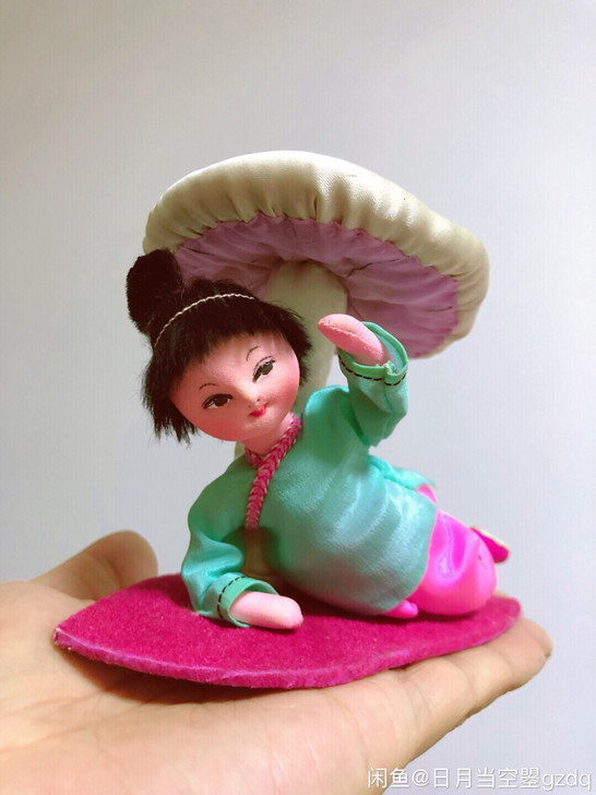 正宗老北京70年代包头绢人##amp；md...