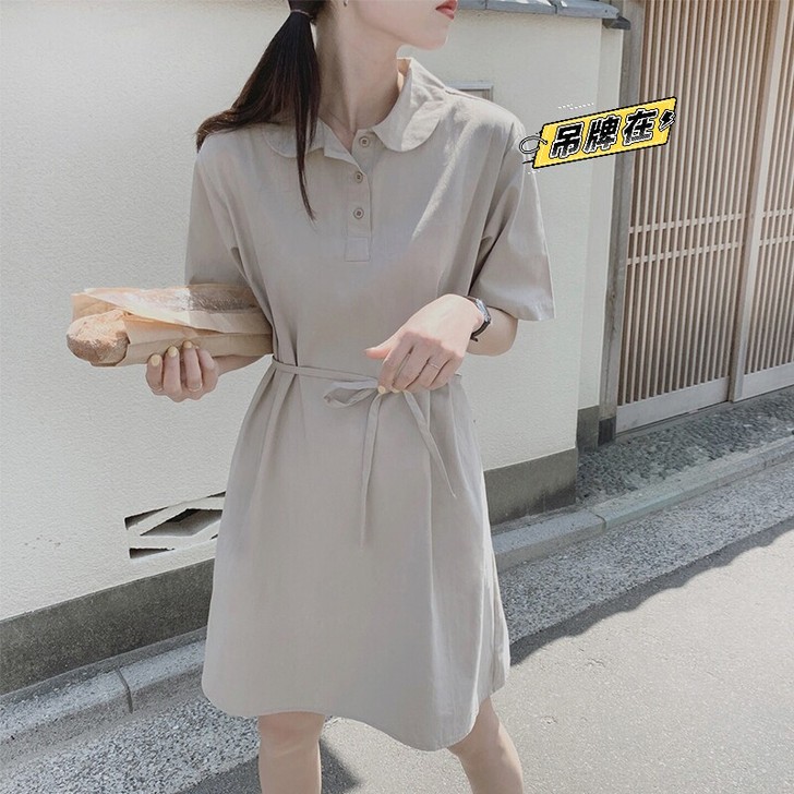夏季连衣裙女 学生休闲
