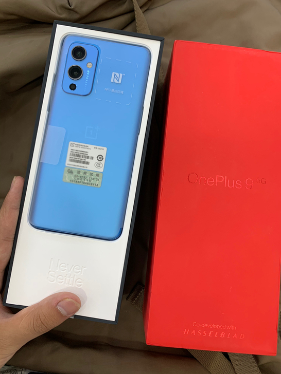 一加9 8+128g鲸蓝 99新 全套 随...