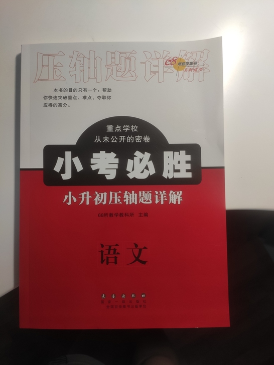 正版语文+数学 小考胜小升初压轴题详解