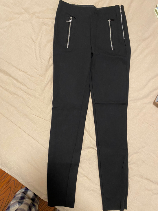 全新 Zara 黑色弹力裤