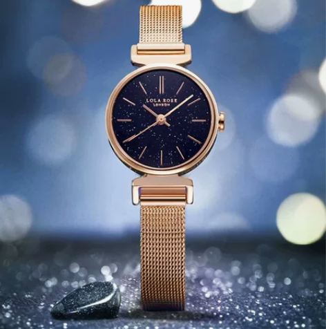 Lola Rose罗拉玫瑰星空表手表女学生...