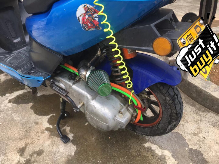 二手鬼火GY6踏板燃油车150CC给油就翘头