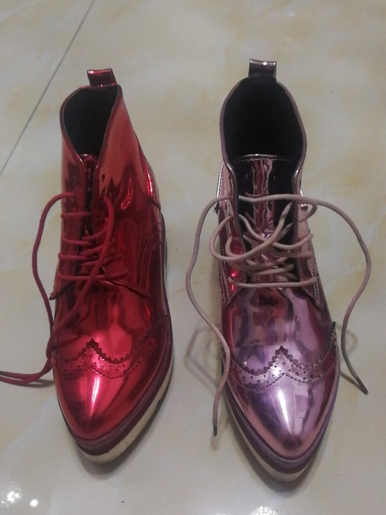 厚底松糕鞋   因为太喜欢(商场正好有活动...