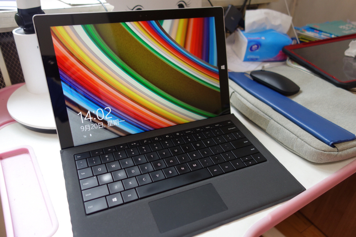 自用微软surface pro3,原装键盘...