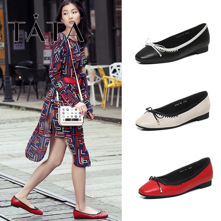 TATA/他她 低帮鞋 9成新