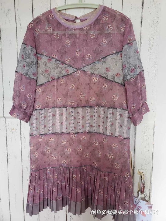 Z11连衣裙紫色连衣裙