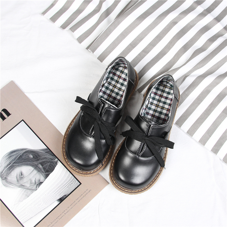 日系软妹娃娃鞋ulzzang学院风ins大...