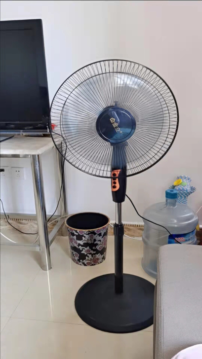 清仓低价甩16寸大尺寸金立电风扇家用落地扇...