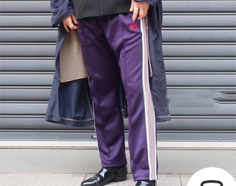 ?老夫子 NEEDLES 蝴蝶刺绣织带复古...