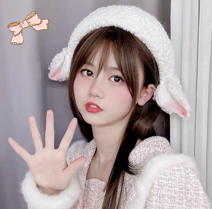 Maid 原创设计 羊耳朵 羊咩咩 贝雷帽