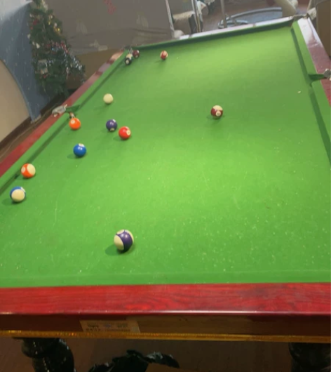 台球桌一张，娱乐球桌。惜福镇自取。送球杆和...