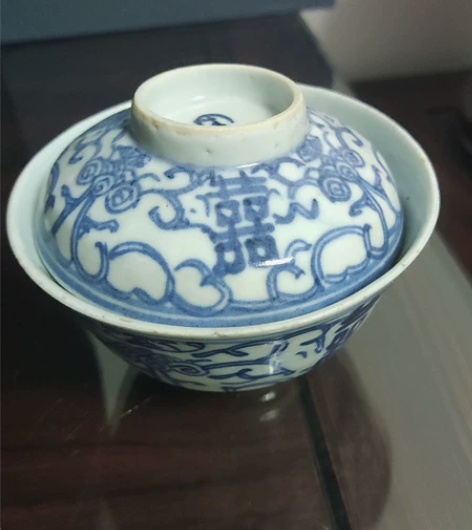 青花两才盖碗，包老到代 感兴趣的话点“我想...