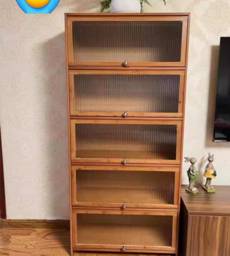 【特价处理】复古柜子餐边柜多层储物柜高颜值...