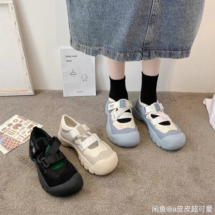 大头帆布鞋女夏季薄款2021年新款百搭魔术...