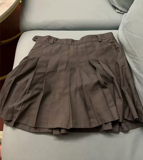 165 68A学院风百褶裙，质感非常好，不...