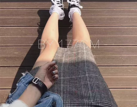 格子半身裙复古格子半身裙 S码 买小了 全...