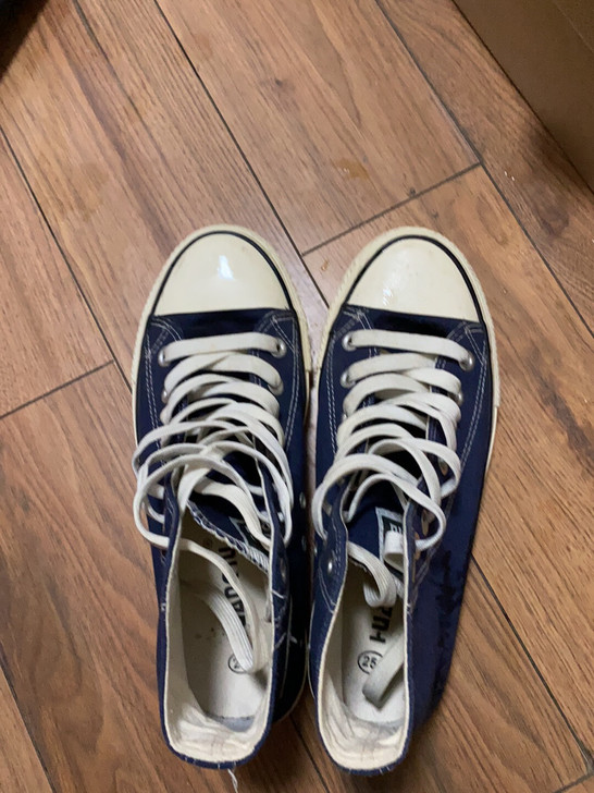 人本高帮帆布鞋，88新，一直闲置，40码，...