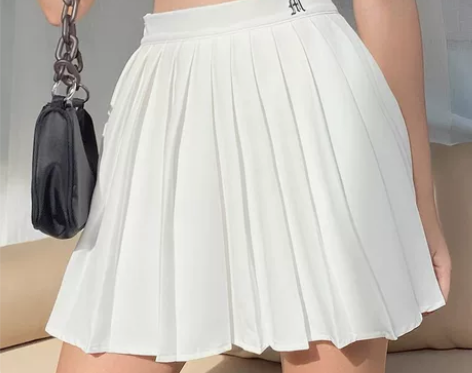 SaiSai欧美ins风小清新百褶裙女高腰...