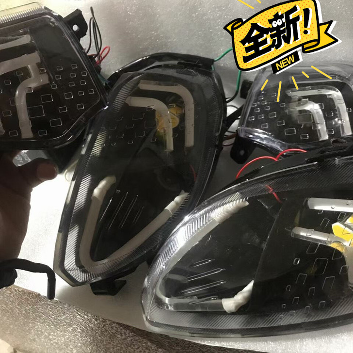 雅马哈酷奇s5s9摩托车改装前后转向灯 梦...