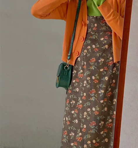 辛德瑞拉工作室|法式碎花吊带连衣裙女秋冬新...