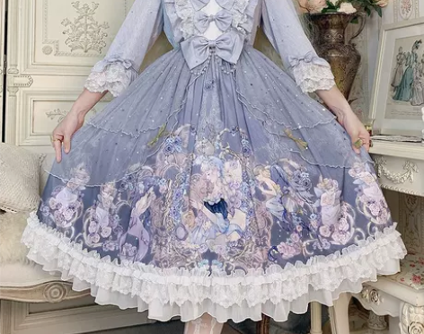 ?【塞壬】原创人鱼柄春秋姬袖小高腰loli...