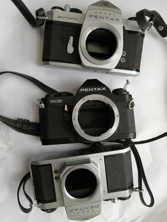 宾得Pentax单反三台sp mg sv