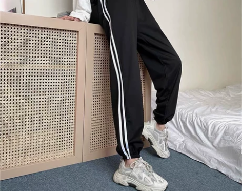 付邮送】灰色运动裤女夏季薄款宽松束脚裤子春秋2021新款九分... 付邮送】灰色运动裤女夏季薄款宽松束脚裤子春秋2021新款九分...