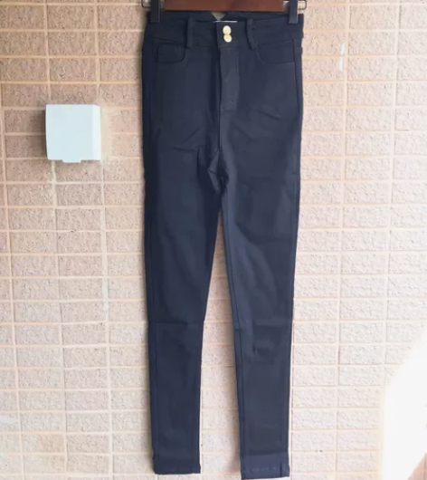 实体店清库存弹力小脚裤紧身铅笔裤修身显瘦女...