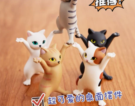 (清仓包邮)摆件妖娆猫笔架创意办公室桌面汽...