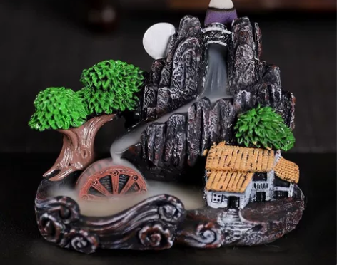 (特价送香炉)倒流香塔香创意摆件香薰家用倒...