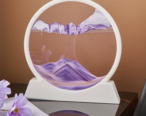 轻奢3D流沙画摆件创意礼品生日解压解闷艺术...
