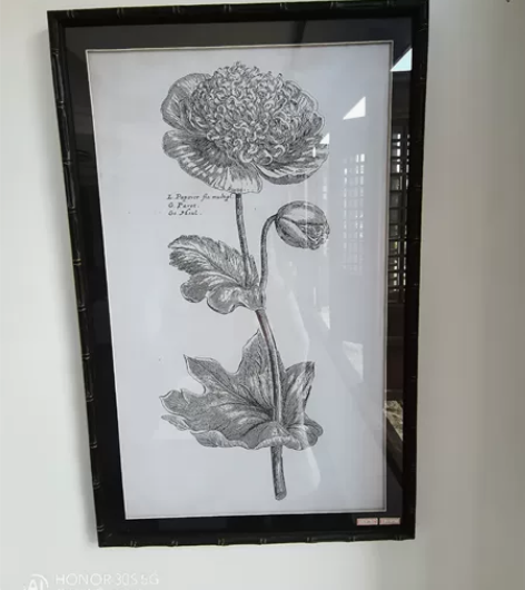 美克美家同款工艺画，装饰画，2副如图，实际...