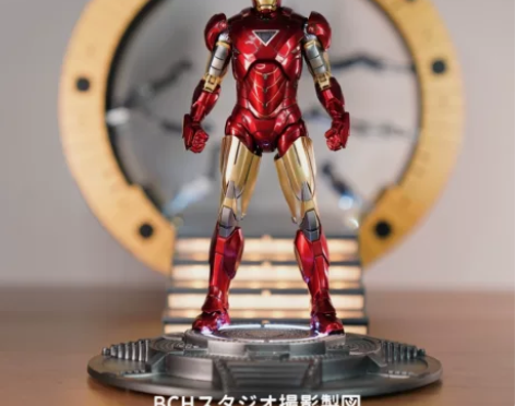 正品漫威中动钢铁侠MK6手办复仇者联盟可动...