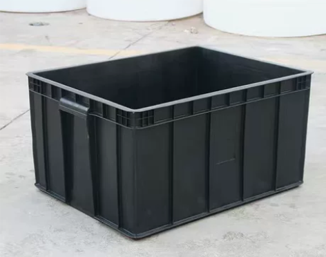 防静电周转箱黑色整理收纳箱电子元件盒物料零...