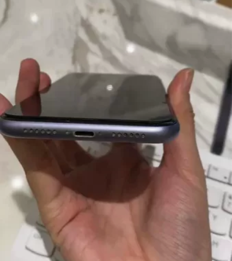 紫色苹果11电池78   128G外观无遐...