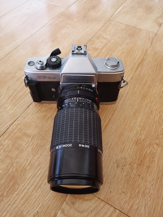 海鸥DF-102B+适马75-210胶片机...
