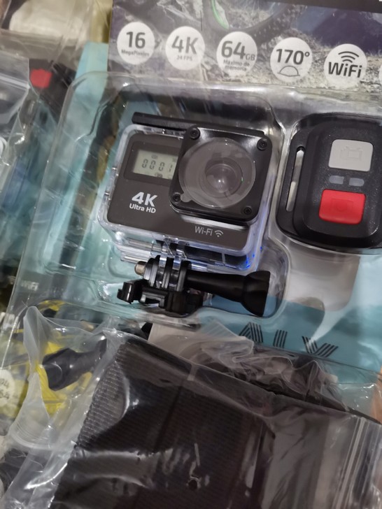 运动相机双屏显示骑行车记录仪头盔摩托车防水...