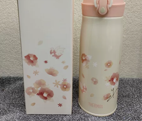 膳魔师朱一龙，印签保温杯，印签绝版山茶花，...
