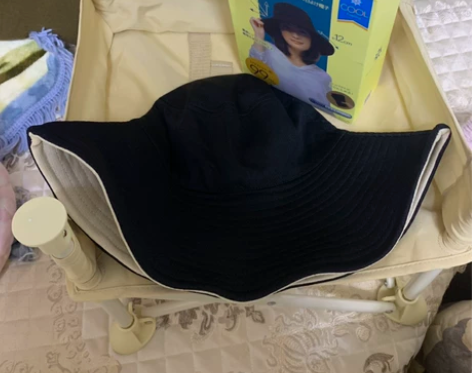 日本UVCUT防晒渔夫帽，之前去日本旅游买...