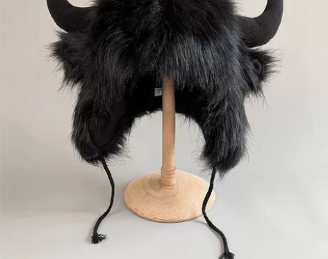 闲置大黑牛毛毛雷锋帽男女冬季保暖 感兴趣的...