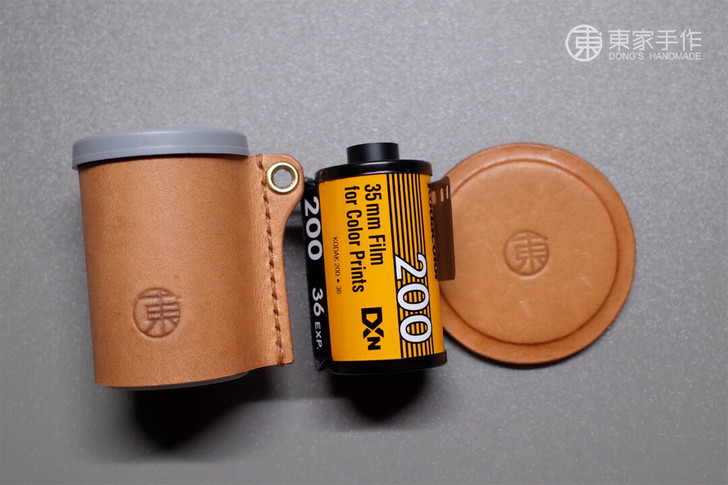 #手工皮具#相机菲林胶片胶卷皮套真皮养牛手...