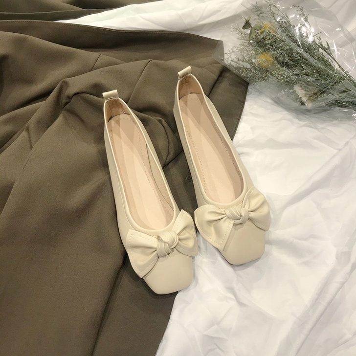 卓真诗尼平底鞋女生休闲单鞋女2021新款鞋...