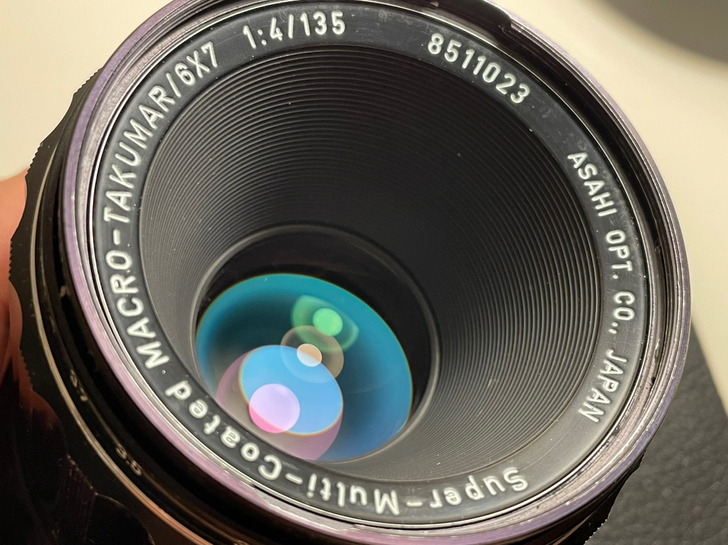 ②宾得pentax 67 135mm f4...