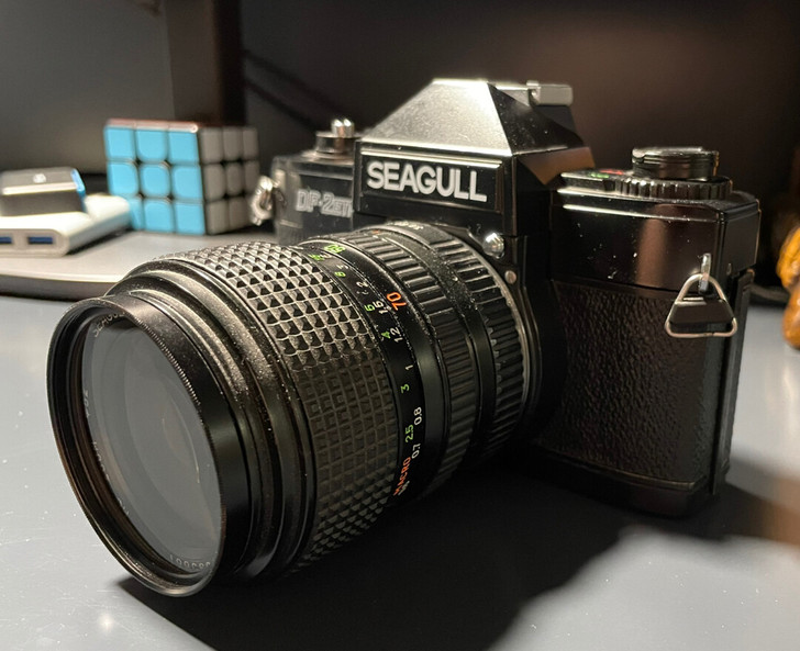 350出一台老胶片相机 海鸥DF2etm配...