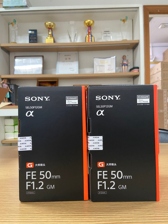 现货索尼50mm f1.2mg，G大师镜头...