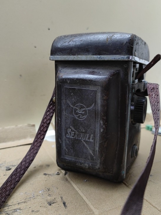 古董海鸥双反相机