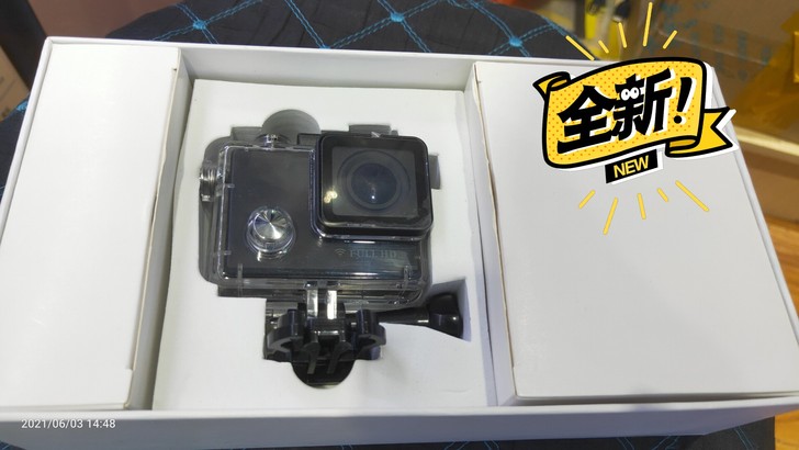 朋友送的一个全新运动相机本来自己已经有了一...